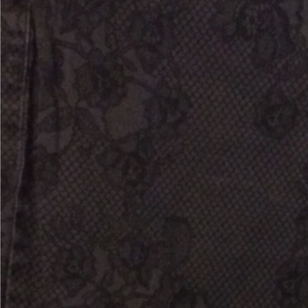 Lacy Black Denim Jeans Women’s Size 8P Petite